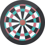 Dartboard SVG Icon